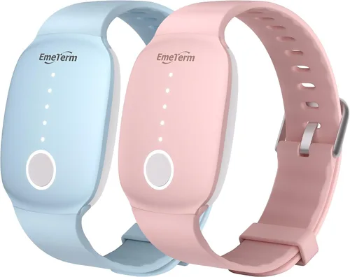 Vista 10 de EmeTerm Moda, aprobado por la FDA, estimulador de electrodos para aliviar las náuseas, las náuseas matutinas, el mareo por movimiento, el viaje