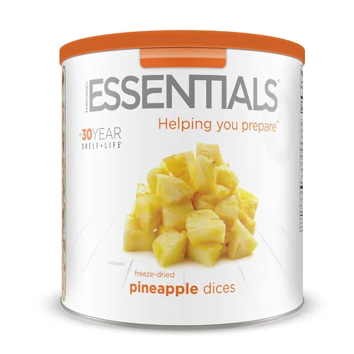 Vista 9 de Emergency Essentials, Rebanadas de plátano deshidratadas, suministros de alimentos de emergencia, vida útil de 10 años, 24 porciones