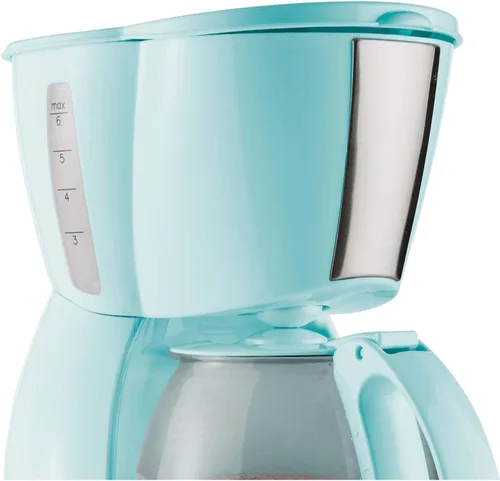Vista 6 de Brentwood TS-213BL - Cafetera de 4 tazas, color azul