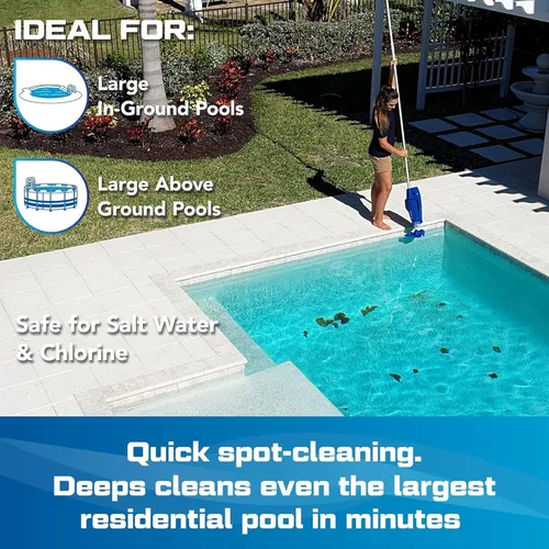 Vista 2 de Pool Blaster Millennium - Aspiradora inalámbrica para piscina, cámara