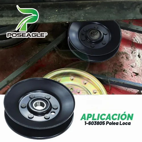 Vista 9 de 1-603805 Polea tensora para Toro Z Master 52", Exmark Lazer Z 60" A14 1x1-603805