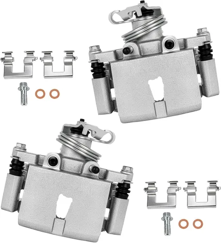 Vista 15 de cciyu Conjunto de pinza de freno trasera izquierda 18B4644A con soporte para Buick Rendezvous, para Chevy Venture, para Oldsmobile Silhouette