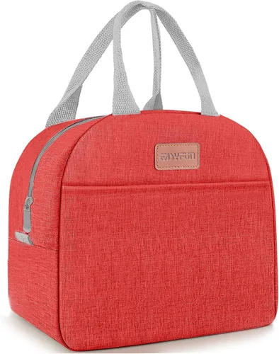 Vista 8 de Bolsa de almuerzo para mujeres y hombres, lonchera aislada para adultos, pequeña lonchera hermética enfriadora, contenedores de comida para almuerzo