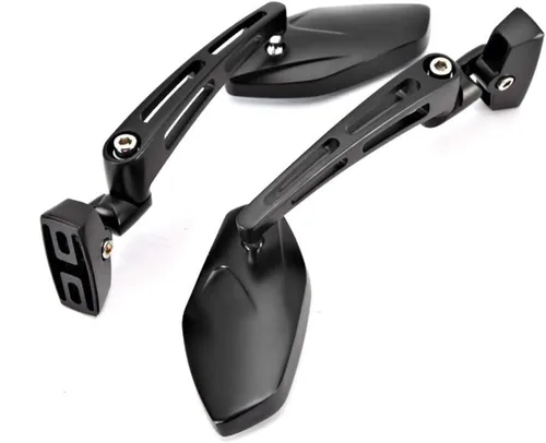 Vista 6 de INNOGLOW Espejos de la motocicleta, Negro Racing Retrovisor Espejos CNC de Aluminio Antideslumbrante Espejo Lateral para H-onda CBR 600 F3 F4i