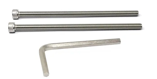 Vista 140 de iexcell Kit de tornillos de cabeza hexagonal de acero inoxidable 304, 100 unidades M2 x 0.157 in, paso de rosca de 0.016 in