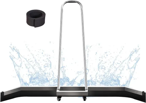 Vista 9 de 4.3FT Sport Tennis Court Squeegee Floor Squeegee Heavy Duty Commercial Squeegee for Floors with 2PCs EVA Foam Blade