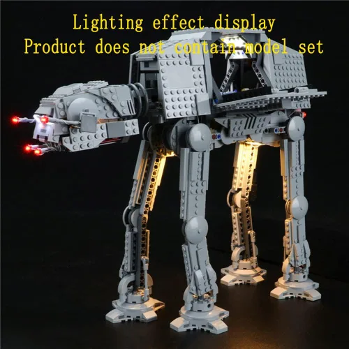 Vista 5 de GEAMENT Kit de luces LED versión 2020 compatible con modelos de construcción Lego 75288 at-at (versión 2020) (juego de modelos no incluidos)