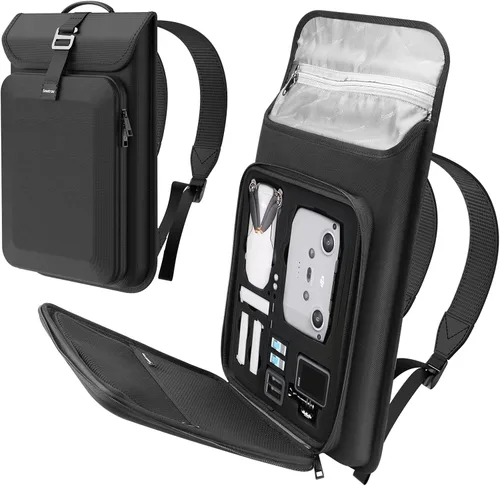 Vista 9 de Smatree Mochila de transporte impermeable para DJI Mini 4 Pro/3 Pro Negro/DJI Mini 4 Pro/3 Pro