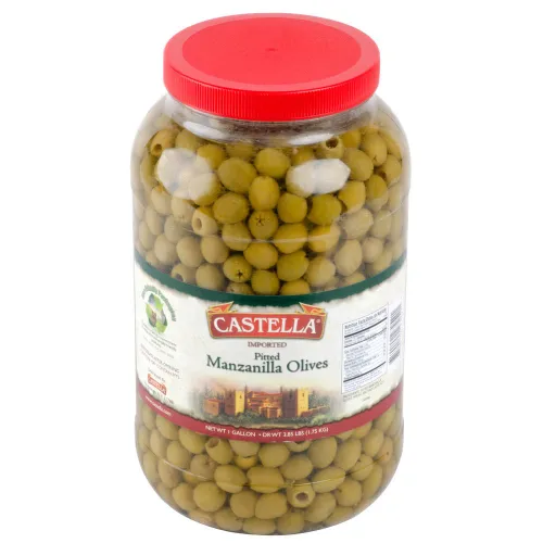 Vista 3 de TableTop King Aceitunas sin hueso de Manzanilla - 1 galón