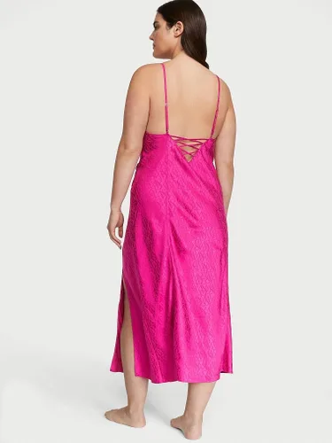 Vista 4 de Victoria's Secret Icon Satin Midi Slip - Lencería para mujer (XS-XL)