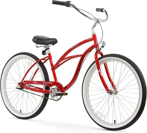 Vista 16 de Sixthreezero Urban Lady Beach Cruiser - Bicicleta híbrida de 3 velocidades para mujer