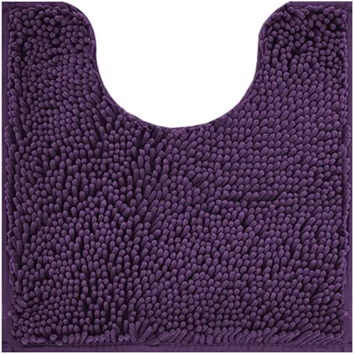Vista 9 de Reyox Tapete de baño de felpilla, tapetes para inodoro en forma de U, tapete de baño de felpa suave, absorbente y peludo, tapete de contorno