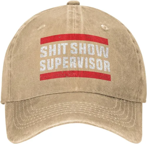 Vista 14 de Shit Show Supervisor Hat para mujer, gorra de béisbol vintage