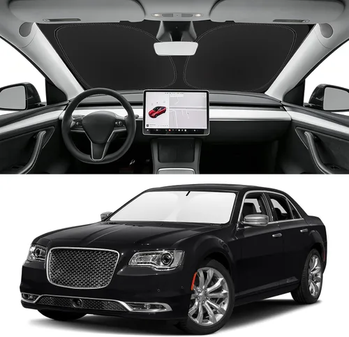 Vista 34 de Parasol plegable para parabrisas visor solar para ventana frontal accesorios de automóvil