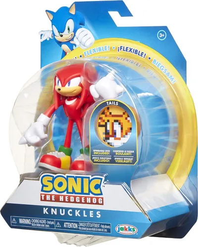 Vista 9 de Sonic, el erizo - Figura de acción de Knuckles de 4 in Nudillos