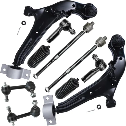 Vista 328 de Detroit Axle - Kit de suspensión frontal de 10 piezas para Dodge Avenger 2008-2014, Chrysler Sebring 2007-2010, 2 brazos de control inferiores, 2
