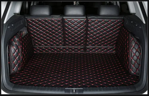 Vista 5 de Forro de cajuela de cobertura completa para maletero para Mercedes GLS Clase 2+2+2 Asientos Tapete de carga trasera + Tapete de respaldo + Panel