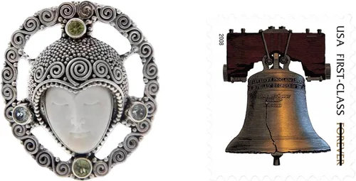 Vista 3 de NOVICA Anillo de cóctel de plata de ley 925 con topacio azul y peridoto