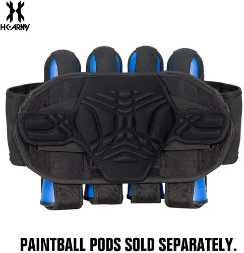 Vista 7 de HK Army Magtek Paintball Arnés Pod Pack 4+3 - Negro/Rojo