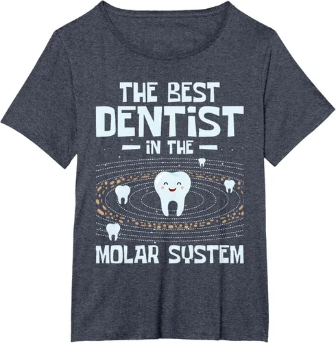 Vista 49 de El mejor dentista - Molar Teeth Dental Odontología DDS Camiseta Negro