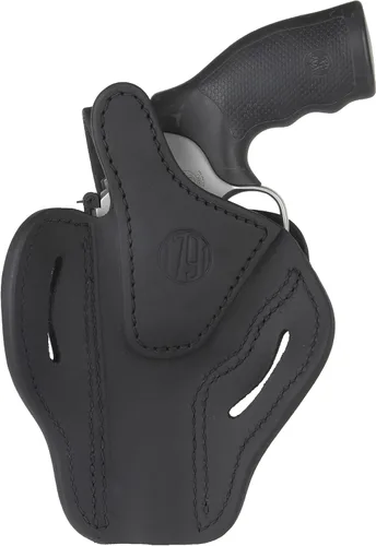 Vista 2 de 1791 GUNLEATHER K-Frame Thumbreak - Funda de cuero para pistola OWB CCW para diestros, compatible con Ruger GP100, Smith & Wesson 686