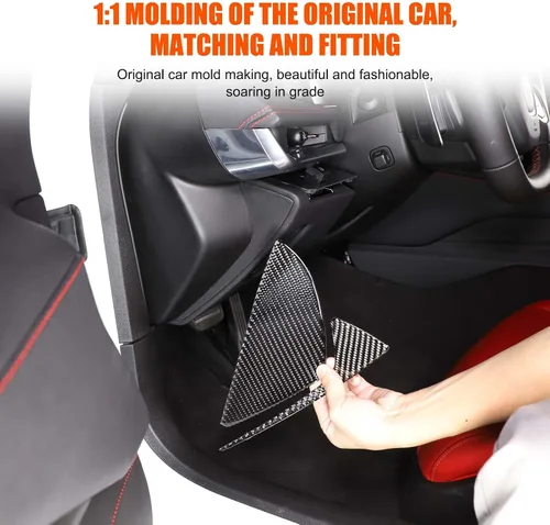 Vista 4 de Cojín de impacto para cierre de puerta de automóvil, cubierta lateral para Chevrolet Corvette C8 Z06 2020-2025, accesorios de decoración