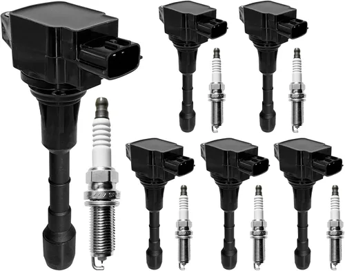 Vista 8 de Paquetes de bobina de encendido HQPASFY, Compatibles con Infiniti G35/FX35/M35 2003-2008, Nissan 350Z 2003-2006 3.5L V6, Reemplaza # 22448-AL61C