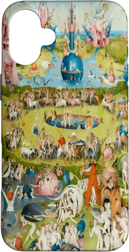 Vista 23 de Hieronymus Bosch - Carcasa para iPhone 17, diseño de jardín de las delicias terrenales