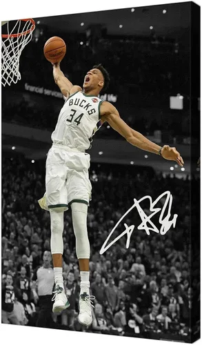 Vista 25 de Póster firmado de baloncesto de la superestrella Jalen Brunson para habitación de niños, fans, decoración de pared del dormitorio, carteles