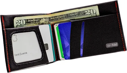 Vista 8 de SlimFold Micro billetera suave.