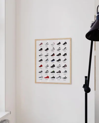 Vista 5 de Haus and Hues Póster de tenis para chicos, póster de tenis de Michael Jordan, arte de pared para niños, dormitorio, decoración de habitación, arte