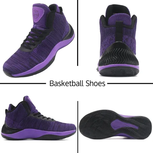 Vista 3 de Beita - Tenis de baloncesto para hombre, transpirables, antideslizantes.