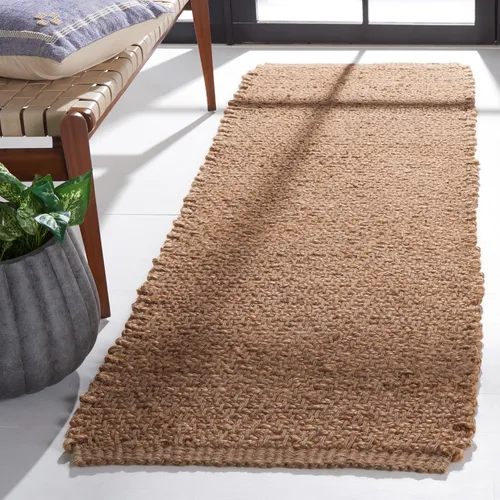 Vista 12 de SAFAVIEH Natural Fiber Collection - Alfombra decorativa de 2 x 3 pies, natural, hecho a mano, yute con flecos, ideal para zonas de alto tráfico