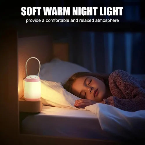 Vista 5 de EXTRASTAR Paquete de 2 luces LED que funcionan con pilas, linterna LED portátil para tienda, IPX4 resistente al agua, 3 modos para mochileros