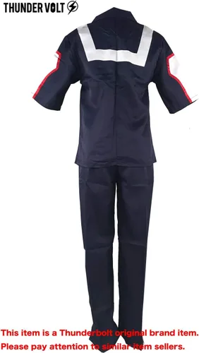 Vista 3 de Thundervolt Disfraz de uniforme de gimnasia para cosplay de anime (talla M)