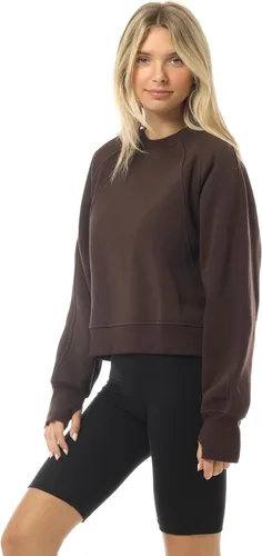 Vista 84 de Design by Olivia Sudadera básica suave y cómoda de cuello redondo para mujer, ropa de otoño