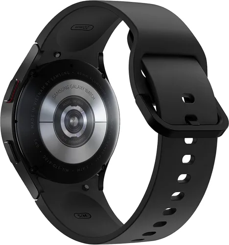 Vista 4 de Samsung Galaxy Watch 4 40mm Bluetooth Smartwatch con monitor de corazón ECG, rastreador para salud, fitness, correr, seguimiento del sueño
