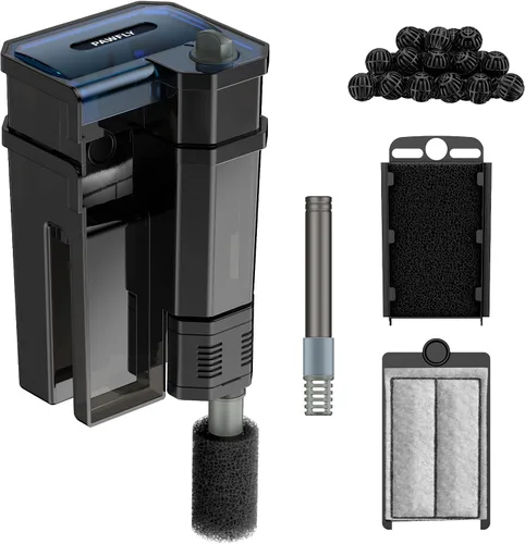 Vista 8 de Pawfly Paquete de 4 cartuchos de filtro para filtro de acuario PHF-300S PRO para colgar en la parte posterior, almohadilla de filtro para tanque