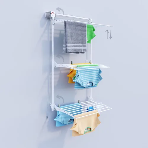 Vista 16 de foxydry Aireador vertical de pared de torre para uso en interiores y exteriores (gris, 34.6 pulgadas) made of aluminum and stainless steel