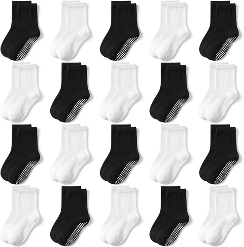 Vista 11 de SkiBeaut 20 pares de calcetines para niños y niñas de 0 a 7 años