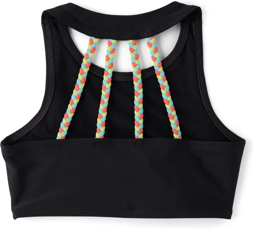 Vista 3 de The Children's Place Traje de baño tankini de 2 piezas para niñas Negro