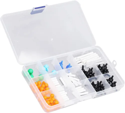 Vista 3 de Kit de modelo molecular de química, color vibrante fácil de desmontar Modelo de estructura molecular PP educativo interesante para la clase