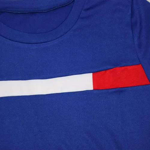 Vista 3 de THLAI - trajes para mujer con letra de impresión y rayas patchwork, traje deportivo largo, 2 piezas