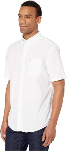Vista 2 de Tommy Hilfiger Men's Short Sleeve Casual Button Down Shirt in Classic Fit