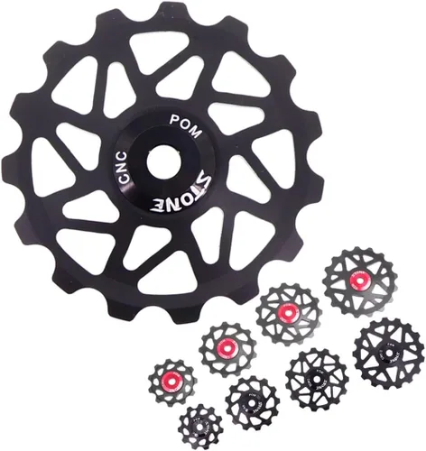 Vista 10 de DJC Rodamiento de piedra Polea Rueda Guía de engranajes Rodillo 11t 13t 15t 17t MTB Road Bike Desviador trasero para Shimano para Sram Polea