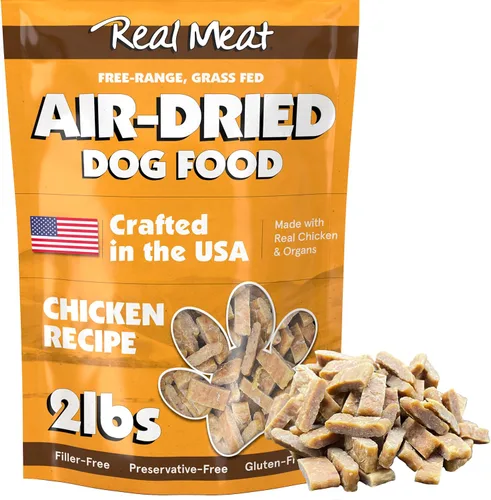 Vista 26 de TRMC Real Meat - Comida para perros secada al aire con cordero real - Cuatro bolsas de 5 libras de comida para perros de carne real sin granos