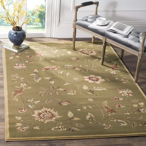 Vista 11 de SAFAVIEH - Alfombra de acento de la colección Lyndhurst, 3'3" x 5'3", color negro y multi, diseño floral tradicional, no desprende pelusa y de fácil