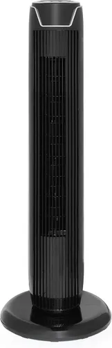 Vista 3 de SPT SF-1536BK: Ventilador de torre con control remoto y temporizador en negro