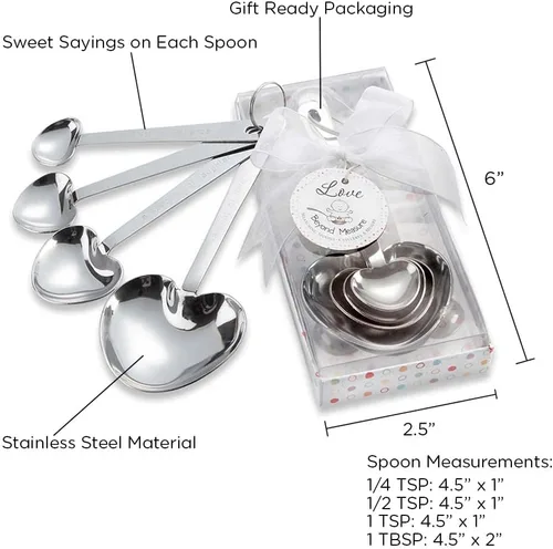 Vista 5 de Kate Aspen Measuring Spoons Baby Shower Favor