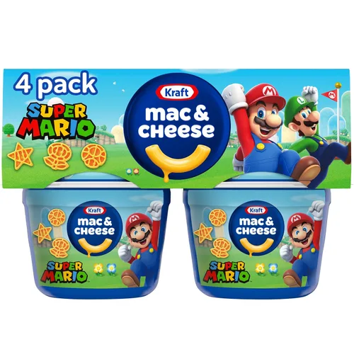 Vista 10 de Kraft - Tazas de macarrones y queso fáciles de microondas con formas de pasta Nickelodeon Paw Patrol (paquete de 4 unidades, tazas de 1.9 onzas)